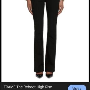 Frame Denim Charcoal High Waist Jeans